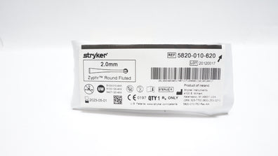 Stryker 5820-010-620 Zyphr Round Fluted Bur 2.0mm (x)